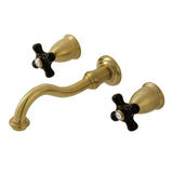 Duchess Double-Handle 3-Hole Wall Mount Bathroom Faucet