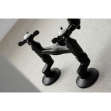 Essex Double-Handle 2-Hole Wall-Mount Bridge Kitchen Faucet
