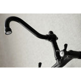 Essex Double-Handle 2-Hole Wall-Mount Bridge Kitchen Faucet
