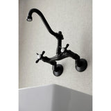 Essex Double-Handle 2-Hole Wall-Mount Bridge Kitchen Faucet