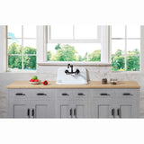 Vintage Double-Handle 2-Hole Wall-Mount Bridge Kitchen Faucet