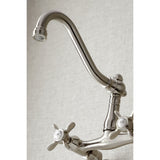 Essex Double-Handle 2-Hole Wall-Mount Bridge Kitchen Faucet