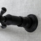 Vintage Double-Handle 2-Hole Wall Mount Bathroom Faucet