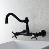 Essex Double-Handle 2-Hole Wall Mount Bathroom Faucet