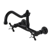 Essex Double-Handle 2-Hole Wall Mount Bathroom Faucet