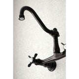 Essex Double-Handle 2-Hole Wall Mount Bathroom Faucet