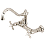 Essex Double-Handle 2-Hole Wall Mount Bathroom Faucet