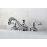 Tudor Two-Handle 3-Hole Deck Mount Roman Tub Faucet