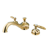 Georgian Two-Handle 3-Hole Deck Mount Roman Tub Faucet