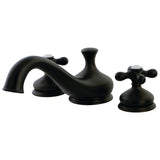 Heritage Two-Handle 3-Hole Deck Mount Roman Tub Faucet