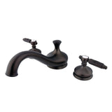 Georgian Two-Handle 3-Hole Deck Mount Roman Tub Faucet