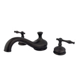 Heritage Two-Handle 3-Hole Deck Mount Roman Tub Faucet