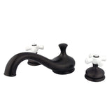 Heritage Two-Handle 3-Hole Deck Mount Roman Tub Faucet