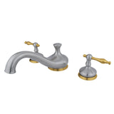 Heritage Two-Handle 3-Hole Deck Mount Roman Tub Faucet