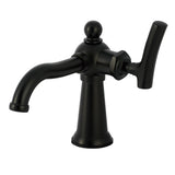 Hallerbos One-Handle 1-Hole Bathroom Faucet with Push Pop-Up Drain