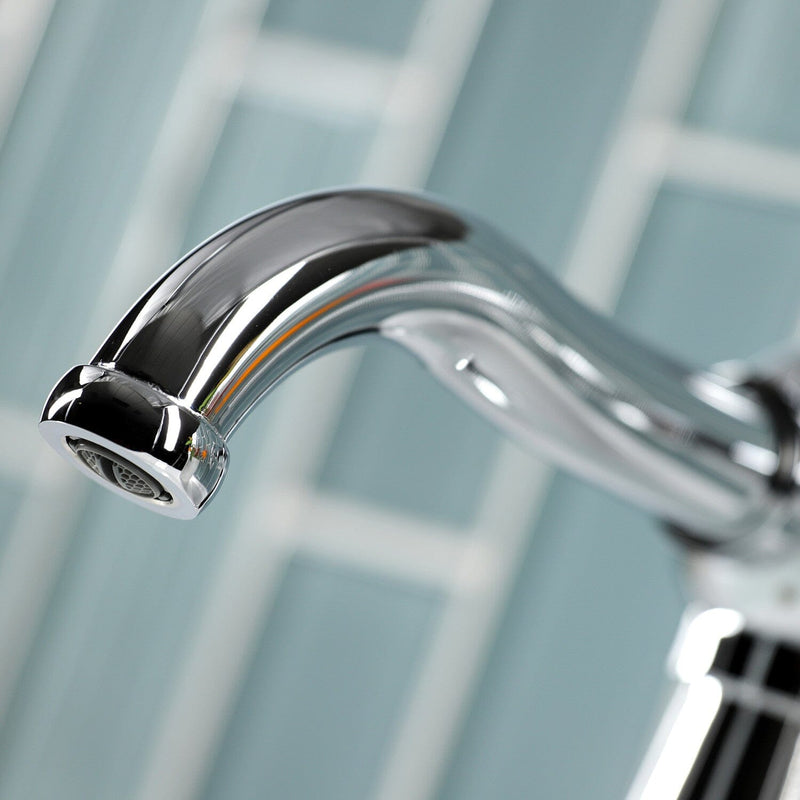 Belknap One-Handle 1-Hole Bathroom Faucet with Push Pop-Up Drain
