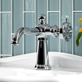 Belknap One-Handle 1-Hole Bathroom Faucet with Push Pop-Up Drain