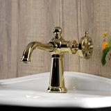 Belknap One-Handle 1-Hole Bathroom Faucet with Push Pop-Up Drain