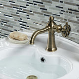 Belknap One-Handle 1-Hole Bathroom Faucet with Push Pop-Up Drain