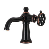 Belknap One-Handle 1-Hole Bathroom Faucet with Push Pop-Up Drain