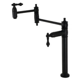 Restoration Two-Handle 1-Hole Deck Mount Pot Filler Faucet