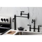 Duchess Two-Handle 1-Hole Deck Mount Pot Filler Faucet