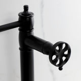 Belknap Two-Handle 1-Hole Deck Mount Pot Filler Faucet
