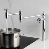 Fuller Two-Handle 1-Hole Deck Mount Pot Filler Faucet