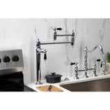 Duchess Two-Handle 1-Hole Deck Mount Pot Filler Faucet