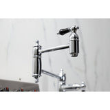 Duchess Two-Handle 1-Hole Deck Mount Pot Filler Faucet