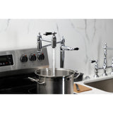 Duchess Two-Handle 1-Hole Deck Mount Pot Filler Faucet