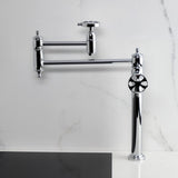 Belknap Two-Handle 1-Hole Deck Mount Pot Filler Faucet