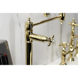 Restoration Two-Handle 1-Hole Deck Mount Pot Filler Faucet