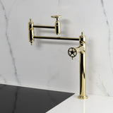 Fuller Two-Handle 1-Hole Deck Mount Pot Filler Faucet
