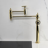 Fuller Two-Handle 1-Hole Deck Mount Pot Filler Faucet