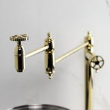 Fuller Two-Handle 1-Hole Deck Mount Pot Filler Faucet