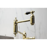 Duchess Two-Handle 1-Hole Deck Mount Pot Filler Faucet
