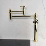 Belknap Two-Handle 1-Hole Deck Mount Pot Filler Faucet