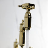 Belknap Two-Handle 1-Hole Deck Mount Pot Filler Faucet