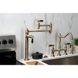 Duchess Two-Handle 1-Hole Deck Mount Pot Filler Faucet