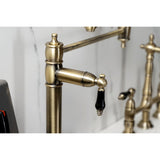 Duchess Two-Handle 1-Hole Deck Mount Pot Filler Faucet
