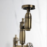 Belknap Two-Handle 1-Hole Deck Mount Pot Filler Faucet
