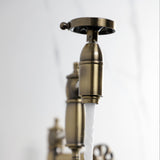 Belknap Two-Handle 1-Hole Deck Mount Pot Filler Faucet