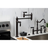 Duchess Two-Handle 1-Hole Deck Mount Pot Filler Faucet