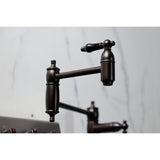 Duchess Two-Handle 1-Hole Deck Mount Pot Filler Faucet