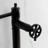 Belknap Two-Handle 1-Hole Deck Mount Pot Filler Faucet