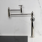 Fuller Two-Handle 1-Hole Deck Mount Pot Filler Faucet