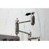 Duchess Two-Handle 1-Hole Deck Mount Pot Filler Faucet