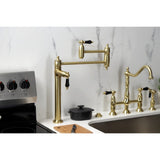 Duchess Two-Handle 1-Hole Deck Mount Pot Filler Faucet