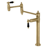 Duchess Two-Handle 1-Hole Deck Mount Pot Filler Faucet